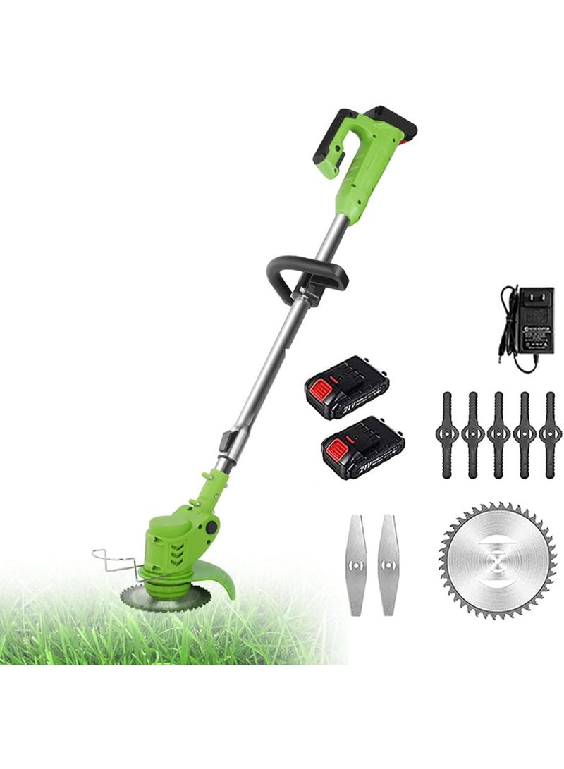 BUYCO Cordless Electric Grass Trimmer & Lawn Mower – Rechargeable, Lightweight & Adjustable Portable Garden Trimmer - Image 2